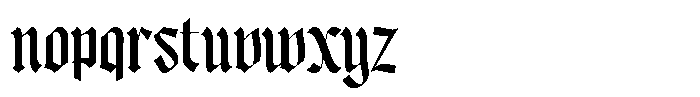 Bageshron Bold Font LOWERCASE