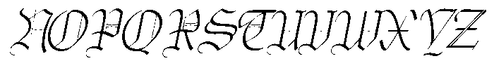 Bageshron Extra Light Slanted Font UPPERCASE