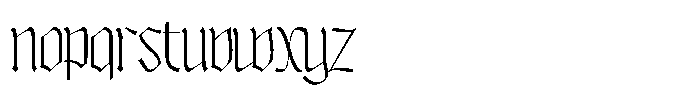 Bageshron Extra Light Font LOWERCASE