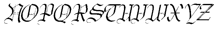 Bageshron Light Slanted Font UPPERCASE