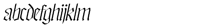 Bageshron Light Slanted FONT