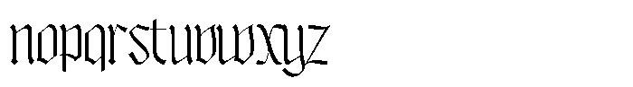 Bageshron Light Font LOWERCASE