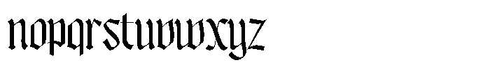 Bageshron Medium Font LOWERCASE