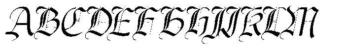 Bageshron Regular Slanted Font UPPERCASE