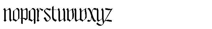 Bageshron Regular Font LOWERCASE