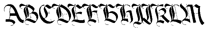 Bageshron Reversed Bold Font UPPERCASE