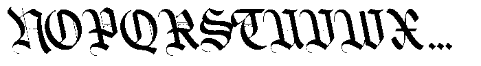 Bageshron Reversed Bold Font UPPERCASE