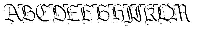 Bageshron Reversed Light Font UPPERCASE