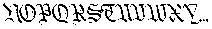 Bageshron Reversed Medium Font UPPERCASE