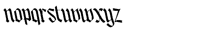 Bageshron Reversed Semi Bold Font LOWERCASE