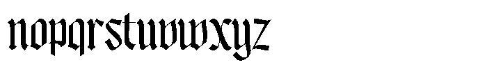 Bageshron Semi Bold Font LOWERCASE