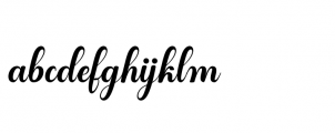 Bageton Regular Font LOWERCASE