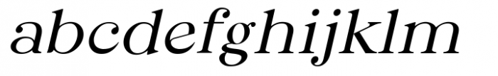 Bageurville Oblique Font LOWERCASE