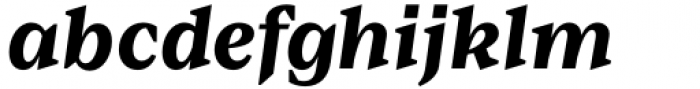 Baghira Bold Italic Font LOWERCASE