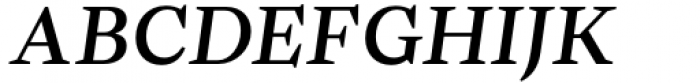Baghira Medium Italic Font UPPERCASE