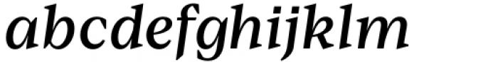 Baghira Medium Italic Font LOWERCASE
