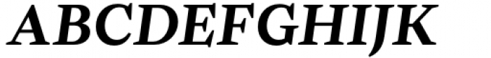 Baghira Semi Bold Italic Font UPPERCASE