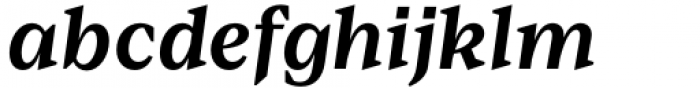 Baghira Semi Bold Italic Font LOWERCASE