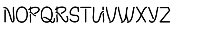 Bagiant Guonk Font UPPERCASE