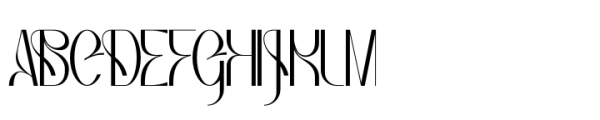Bagias Regular Font UPPERCASE