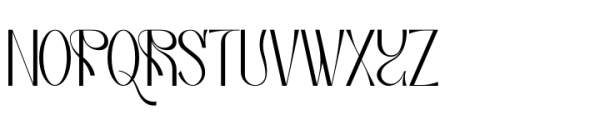 Bagias Regular Font UPPERCASE