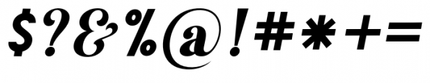 Bagilean Geliayditan Elegant Italic Font OTHER CHARS
