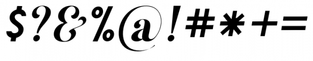 Bagilean Geliayditan Elegant Medium Italic Font OTHER CHARS