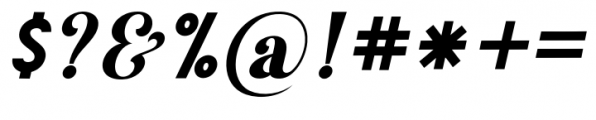 Bagilean Geliayditan Italic Font OTHER CHARS