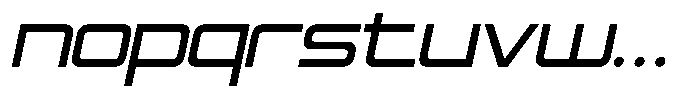 Bagion Oblique Font LOWERCASE