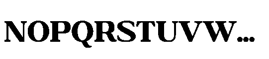 Bagiora Extrabold Font UPPERCASE