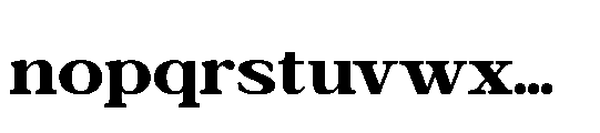Bagiora Extrabold Font LOWERCASE
