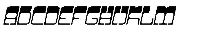 Bagisk Slant Font UPPERCASE
