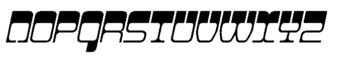 Bagisk Slant Font UPPERCASE