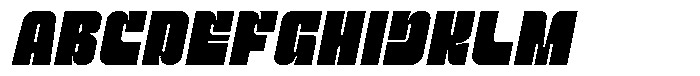 Bagke Mere Italic Font UPPERCASE