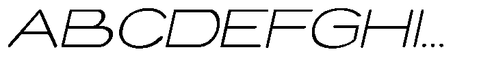 Bagoes - Italic Italic Font UPPERCASE