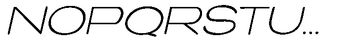 Bagoes - Italic Italic Font UPPERCASE
