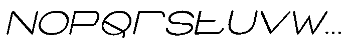 Bagoes - Italic Italic Font LOWERCASE