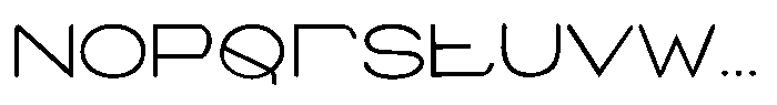 Bagoes - Reguler Regular Font LOWERCASE