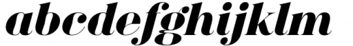 Bagoni Type Bold Italic Font LOWERCASE