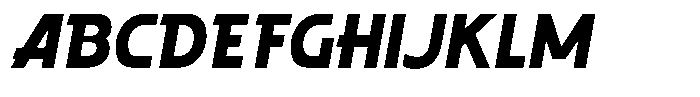 Bagshot Font UPPERCASE