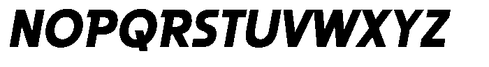 Bagshot Font UPPERCASE