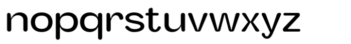 Baguede Rounded Regular Font LOWERCASE
