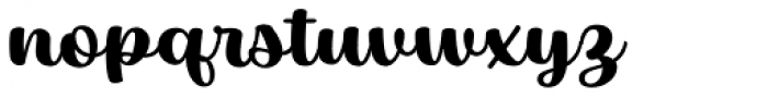 Baguet Script Bold Font LOWERCASE