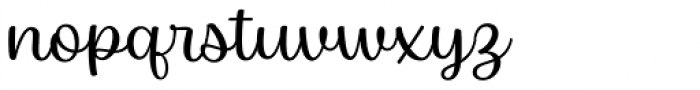 Baguet Script Thin Font LOWERCASE