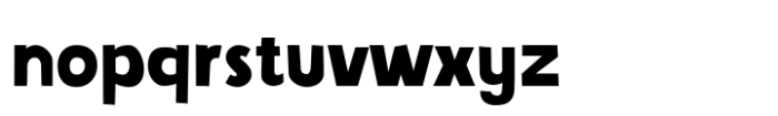Bagunsa Display Extra Bold Font LOWERCASE