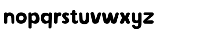 Bagunsa Rounded Font LOWERCASE