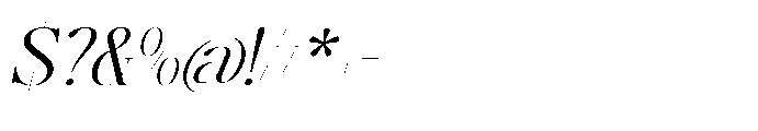 Bagvan Anstic Italic Font OTHER CHARS