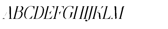 Bagvan Anstic Italic Font UPPERCASE