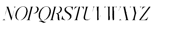 Bagvan Anstic Italic Font UPPERCASE