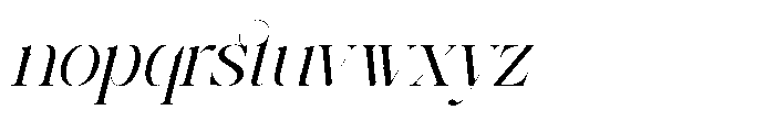 Bagvan Anstic Italic Font LOWERCASE